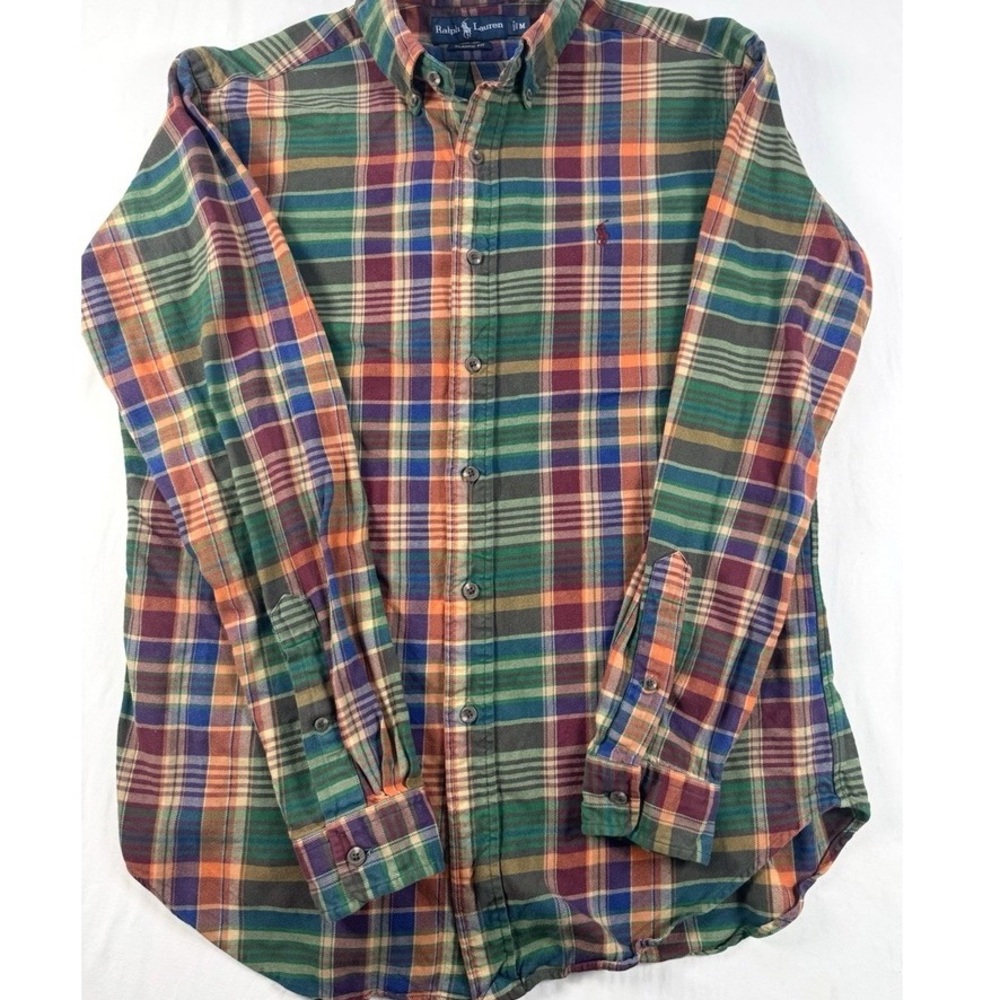 Men's Multicolor Plaid Shirt